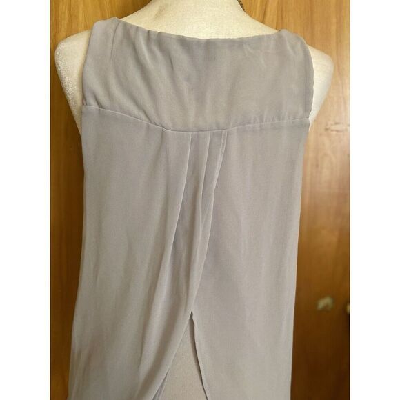 Express Women's Racerback Sequin Tank Top Flowy Gray /Silver Size M - Picture 8 of 8